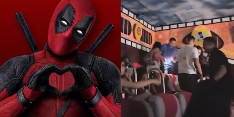 Vídeo: Mulher pega 'alecrim dourado' assistindo "Deadpool & Wolverine" com a amante no cinema