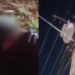 Ladrão de fios fica gritando por socorro após ser eletrocutado em poste no Tarumã; veja o vídeo