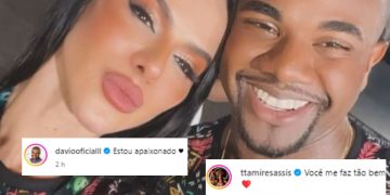 Após conhecer Parintins, Davi se apaixona por morena do Garantido e posta declaração no Instagram