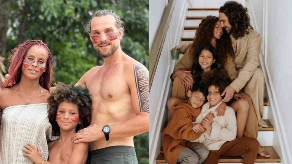 Naturais de Manaus, filhos adotivos da cantora Aline Wirley e o ator Igor Rickli são apresentados ao público