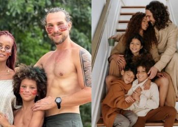 Naturais de Manaus, filhos adotivos da cantora Aline Wirley e o ator Igor Rickli são apresentados ao público