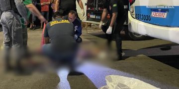 Pedestre morre atropelado por ônibus em alta velocidade no Colônia Terra Nova; veja o vídeo