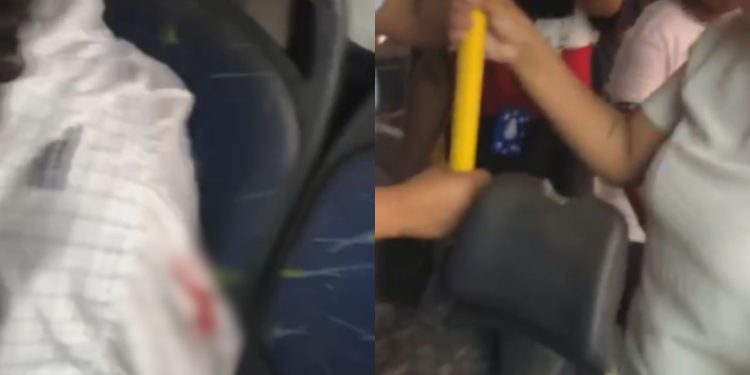 Vídeo: Assaltantes tocam o terror no 560 e perfuram passageiro nas costas