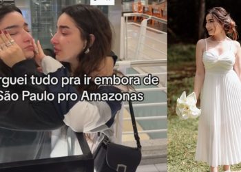 "Larguei tudo", relata tiktoker paulista que se desfez de joalheria para morar em Manaus com o marido