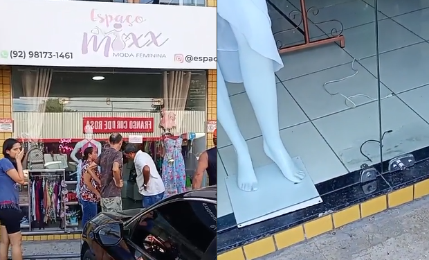 Vídeo mostra população salvando mulher que foi amarr*da durante assalt0 na Cidade Nova