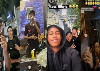 Vídeo: quatro jovens são mortos durante tiroteio em praça pública