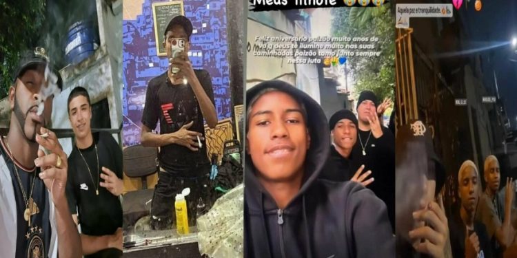 Vídeo: quatro jovens são mortos durante tiroteio em praça pública
