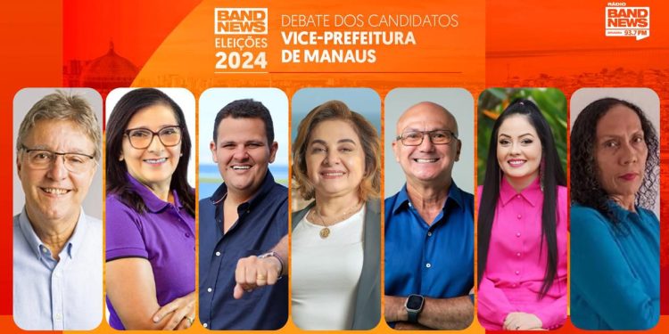 BandNews Difusora realiza debate com candidatos e candidatas a vice Prefeitura de Manaus