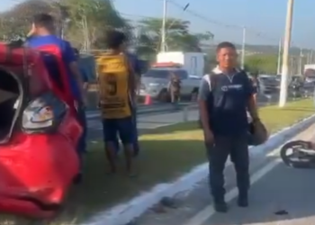 Vídeo: No Rapidão do Tarumã, militar do Exército morre e homem fica ferido em acidente