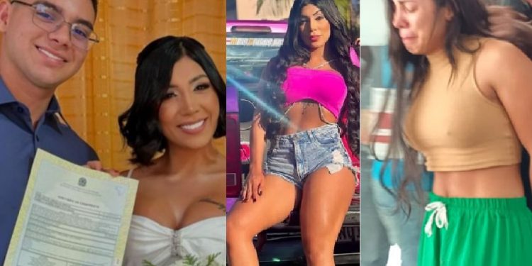 Vídeo: um ano após ser presa por rifas, Isabelly Aurora se casa em Manaus: ‘Deus uniu’