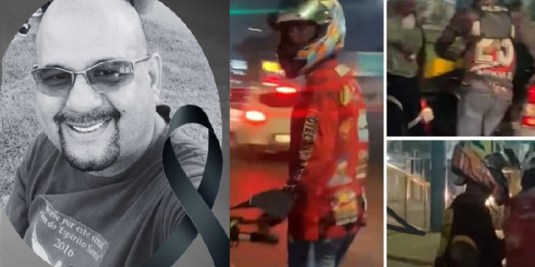 Polícia tenta identificar motoqueiros que linchar@m empresário em Manaus