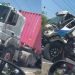 Vídeo: veja imagens do forte acidente entre carretas agora há pouco em Manaus