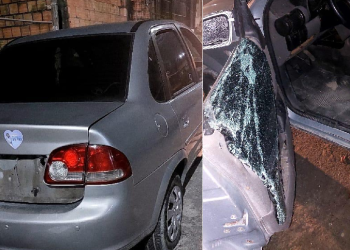 Veja: Tiroteio é registrado no Jorge Teixeira e jovem é m0rt0 e carro fica pipocado de bala