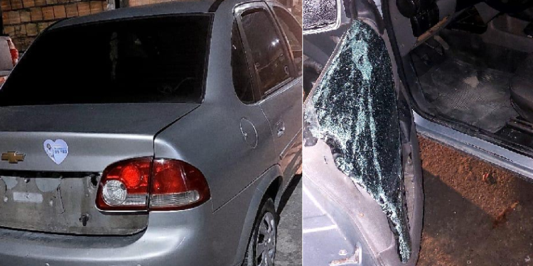 Veja: Tiroteio é registrado no Jorge Teixeira e jovem é m0rt0 e carro fica pipocado de bala