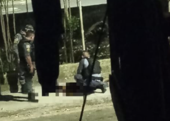 Dupla sai para fazer arrastão, encontra PM e um acaba morto durante troca de tiros em Manaus