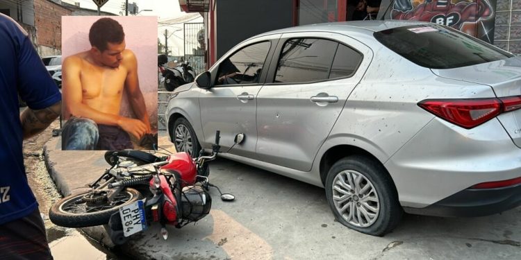 Urgente: Veja homem baleado em frente de academia no bairro Santa Etelvina após tiroteio