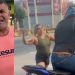 Vídeo mostra briga entre motoqueiro e mulher na Torquato Tapajós