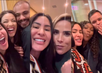 Isabelle se reúne com vários ex-BBBs em noite de karaokê na casa de Wanessa Camargo