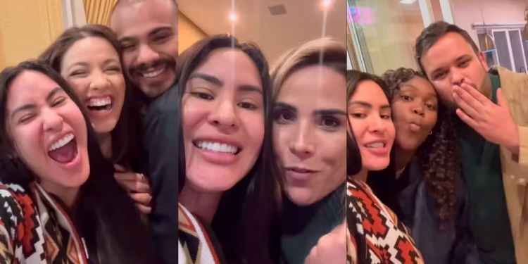 Isabelle se reúne com vários ex-BBBs em noite de karaokê na casa de Wanessa Camargo