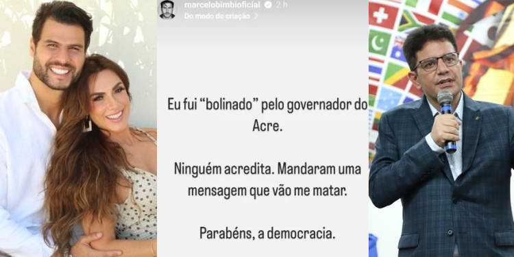 Ex-marido de Nicole Bahls diz que foi ‘bolinado’ por governador do Acre e que está sendo ameaçado