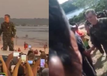 Vídeos: Luciano Huck grava no Amazonas e multidão cerca o apresentador 