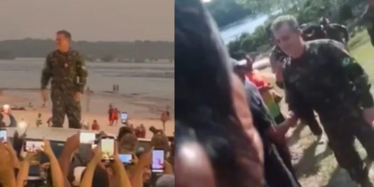 Vídeos: Luciano Huck grava no Amazonas e multidão cerca o apresentador 