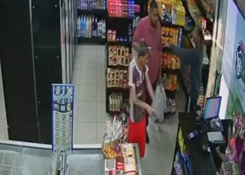 Vídeo mostra trio de bandidos em ação em assalto em panificadora de Manaus; veja