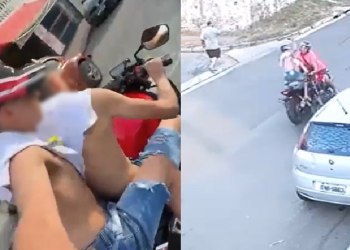 Vídeo: ‘Amostradinho’ de 17 anos e amigo filmam atropelamento e morte de trabalhador em moto