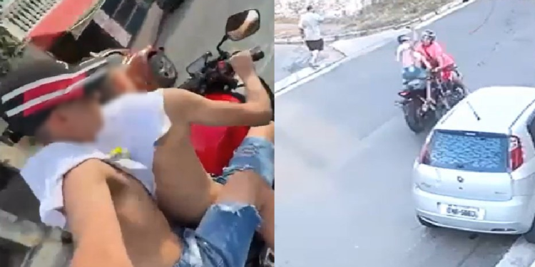Vídeo: ‘Amostradinho’ de 17 anos e amigo filmam atropelamento e morte de trabalhador em moto