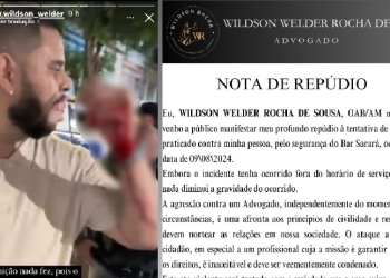 Advogado diz que PM que é segurança de bar no Centro de Manaus deu tir0 nele