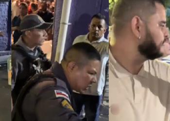 Veja vídeo de advogado baleado por PM em bar famoso no Centro de Manaus: ‘Não prendeu porque é policial’