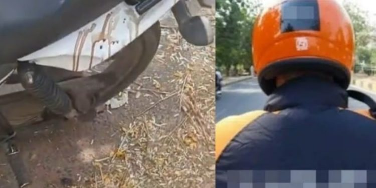 Vídeo: passageiro arreia o barro durante corrida e deixa motoboy revoltado: ‘cagã0’