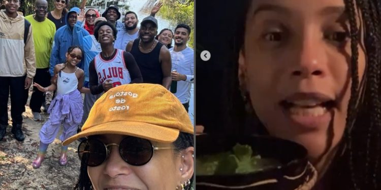 Vídeo: atriz Taís Araújo toma tacacá e mostra o Amazonas para a família: ‘transformador’