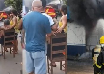 Vídeo: após dono da Denito’s chorar vendo fábrica em chamas, manauaras querem fazer vaquinha