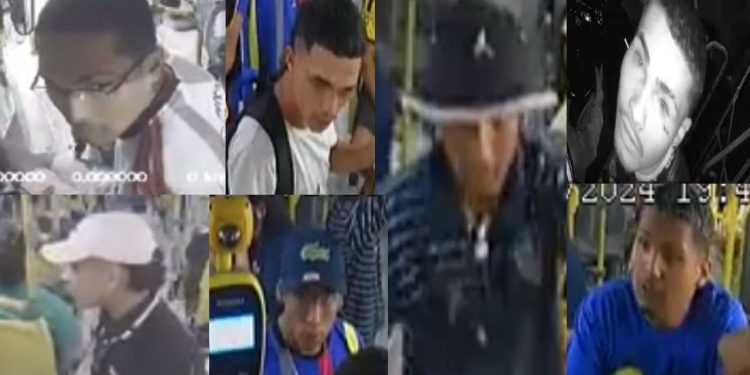 Denuncie: Polícia Civil divulga rosto de 7 assaltantes de ônibus em Manaus