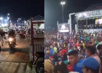 Tiros e pessoas feridas: Vídeos mostram intensa confusão em convenção de Adail Pinheiro em Coari