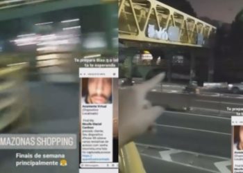 "Sacou a arma": Jovem alerta manauaras sobre casal de assaltantes na passarela do Amazonas Shopping