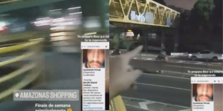 "Sacou a arma": Jovem alerta manauaras sobre casal de assaltantes na passarela do Amazonas Shopping
