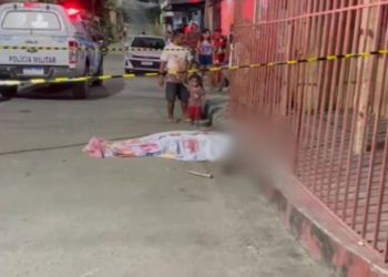 Vídeo: Dupla de moto mata jovem enquanto rolava carreata de candidato no Monte das Oliveiras