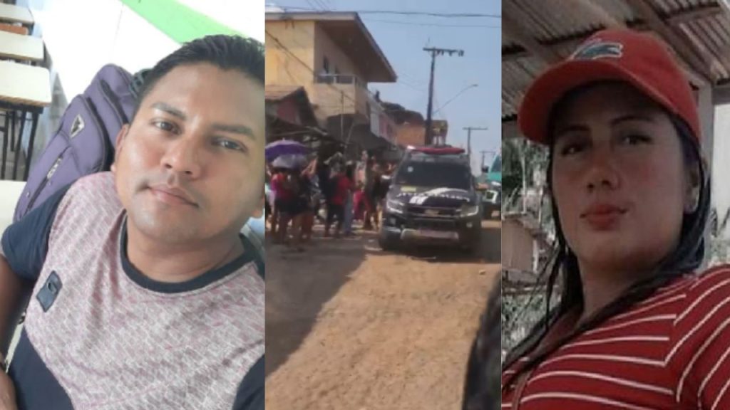 Vídeo mostra moradores batendo em viatura onde estava o homem que atirou no rosto de mulher em Beruri