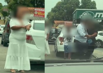 ‘Ele não te quer’: ex invade casamento para arrancar noivo da rival em Manaus; veja o vídeo