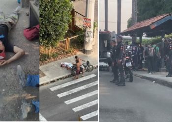 Vídeo urgente: bandidos atiram na parada de ônibus e deixam vários feridos em Manaus