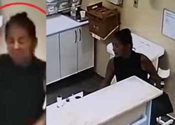 Vídeo: blindada é flagrada  furtando celular dentro do hospital João Lúcio 