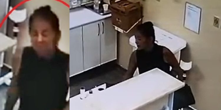 Vídeo: blindada é flagrada furtando celular dentro do hospital João Lúcio