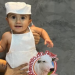 Em Manaus, família faz festa com tema ‘Baratão da Carne’ para bebê viciado no comercial