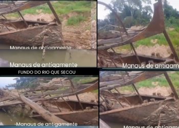 Vídeo: Rio Amazonas seca e barco naufragado há décadas reaparece: ‘nunca tinha visto’