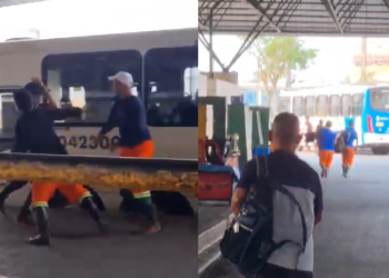 Vídeos: Servidor da Prefeitura de Manaus leva f@cad@ em tentativa de assalto no T3