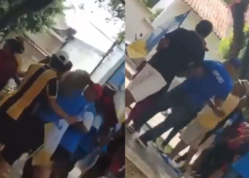 Vídeo: Mulheres que fazem campanha para candidato em Itacoatiara brigam na rua por causa de macho