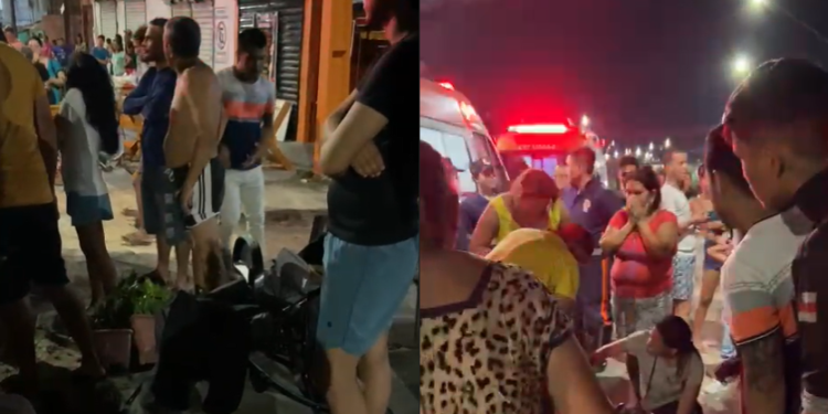 Vídeo: Empurrando carrinho do neto, venezuelano é atrop3lad0 e m0rre em Manaus