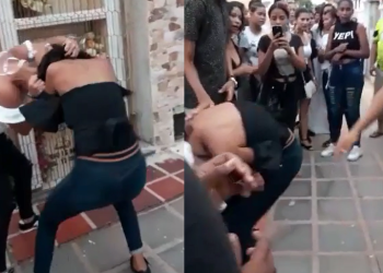 Novinhas marcam porradal inusitado no cemitério: ‘Se morr3r fica lá mesmo’; vídeo